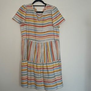 Womens stripe dress NWOT